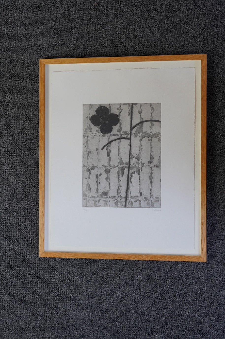 Prunella Clough (British, 1919-1999), 'Shadow Play 12, 1993', etching with aquatint, 24.5 x 18.75cm